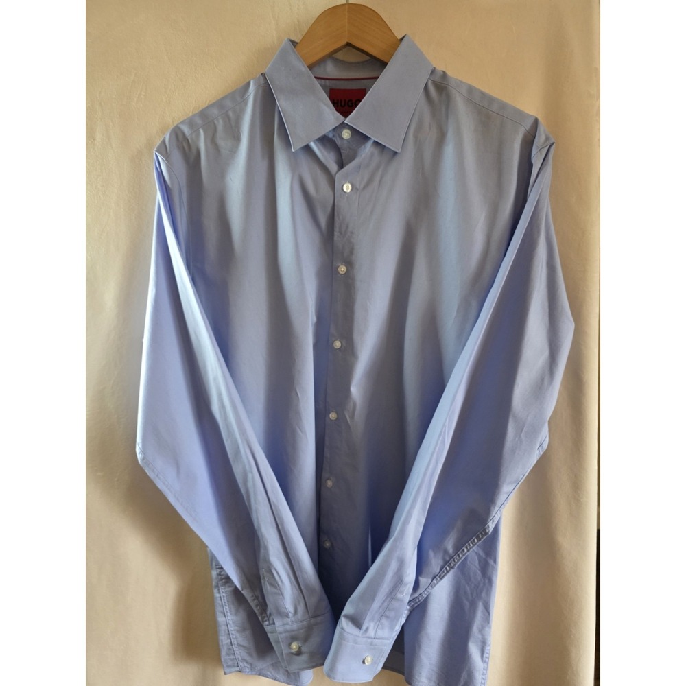 Timeless-BRAND NEW-Hugo Boss Men's Valerio Long Sleeve Dress Shirt 43/17